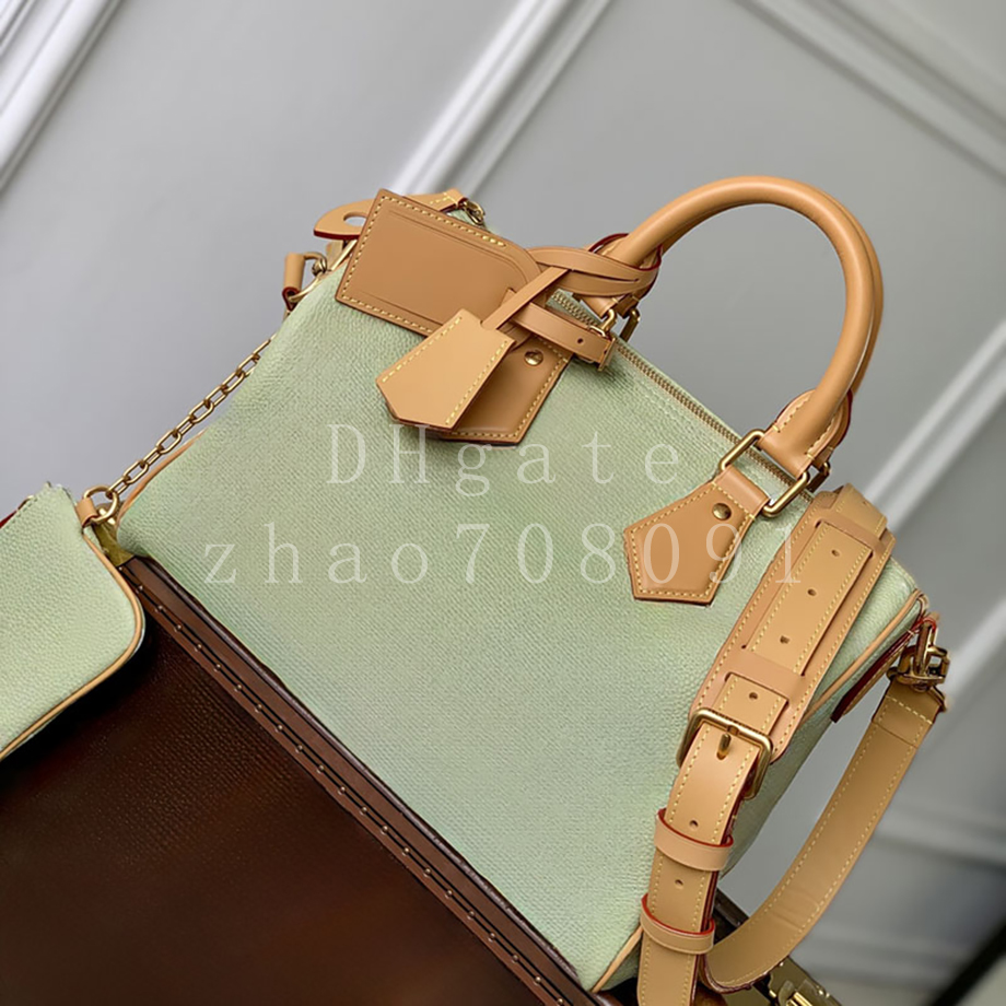 Diamond quality Designer Bag P9 Handbag 30CM Genuine Leather Shoulder Bag Luxury Boston bag With box LS01H1