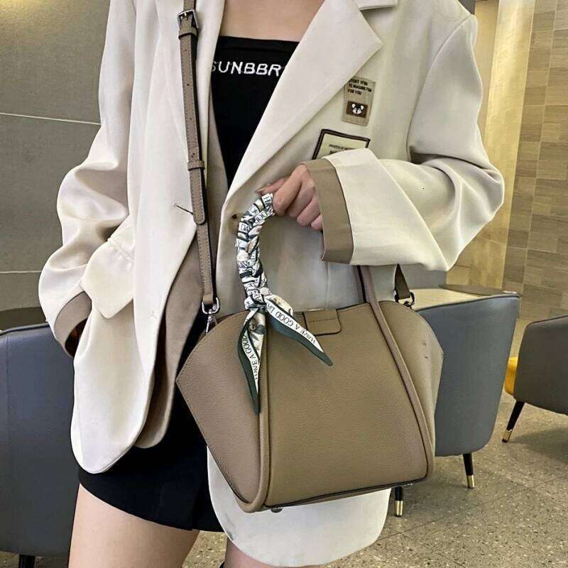 Luxury Bag YANATARI Genuine Handbag Leather Minimalist Crossbody Women Female Shoulder Bag Cowhide Vintage Bag