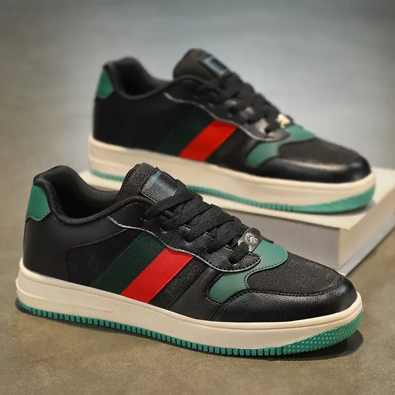 Designer Casual Shoes Couple Shoes Spring and Summer 2024 Luxury Appearance Design Men's Tide Shoes Leather Sports Casual Breathable Board Shoes 