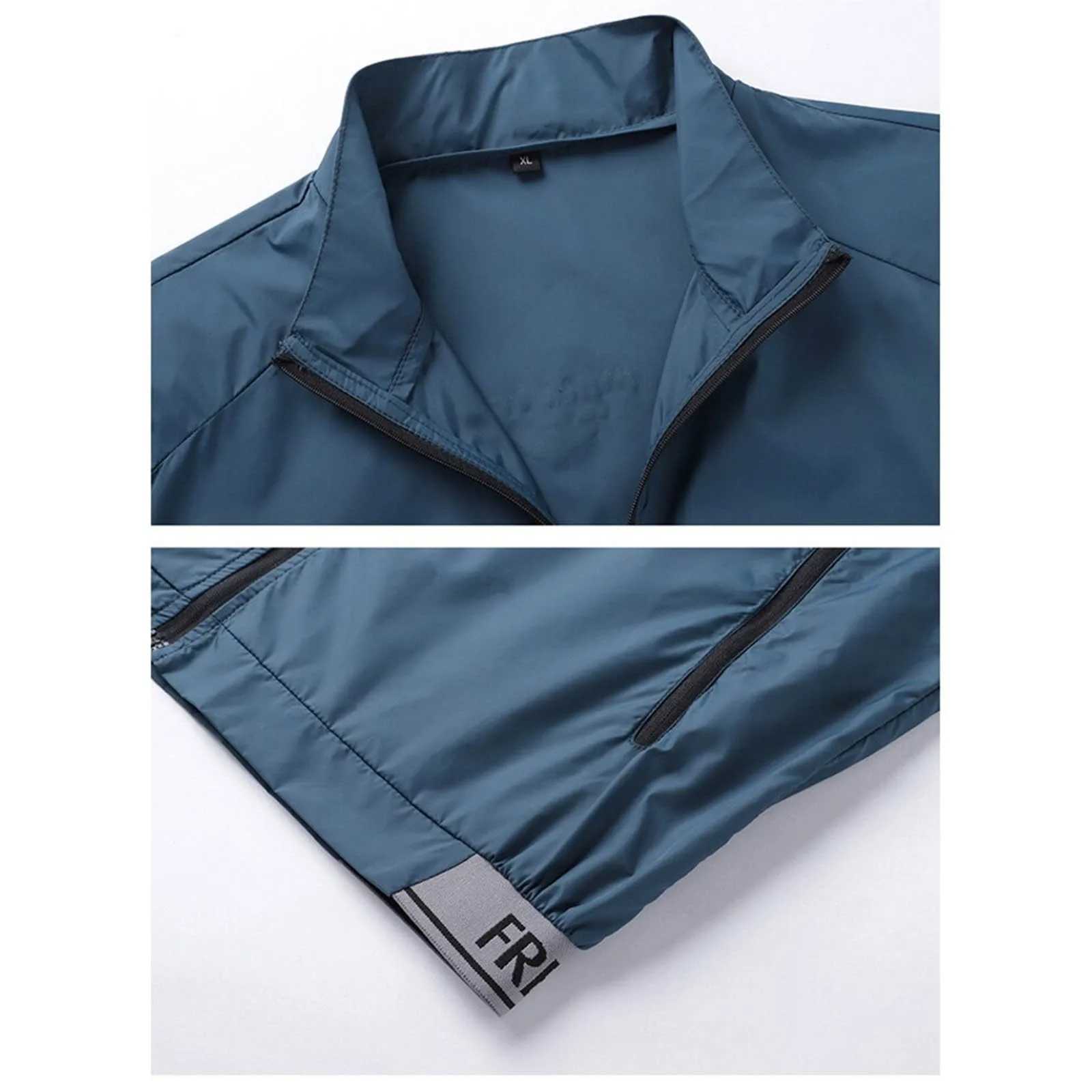 Mens Ice Silk Breathable Coat Thin Sun Protective Jacket Outdoor Sports Coat Windbreaker Waterproof Jacket For Men Ropa Barata W250623