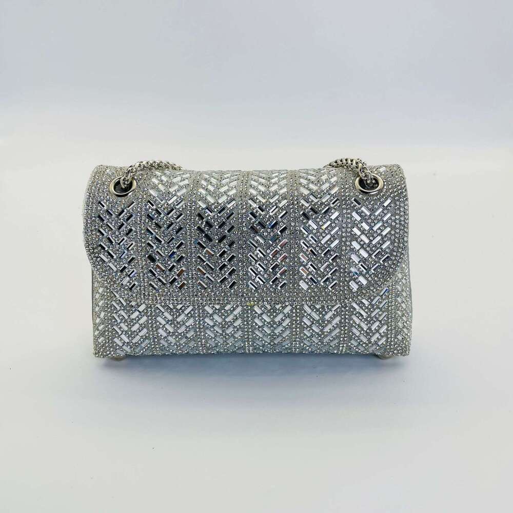 Fashion Rhinestone Embellished Banquet Cheongsam Dress Diamond Ins Wedding Clutch Evening Bag