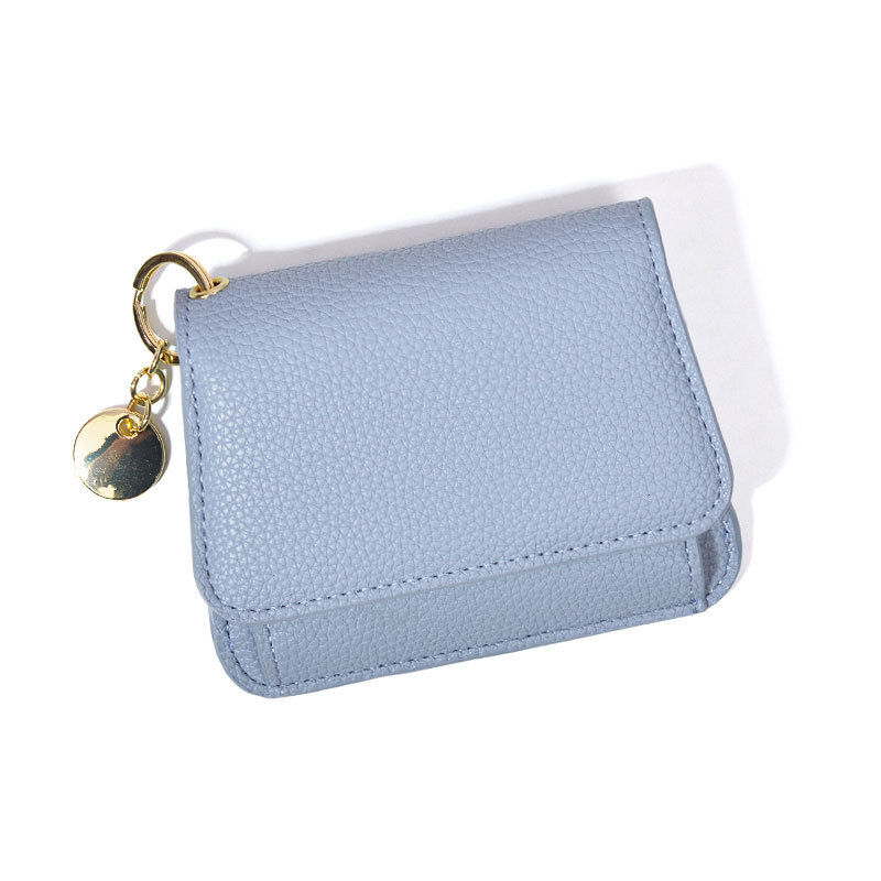 Free Shipping 2025 New Designer Bag Ins Style Women's Wallet Short Fashion Multi-color Multi-card Slot Card Holder Zipper Coin Purse Export Multi