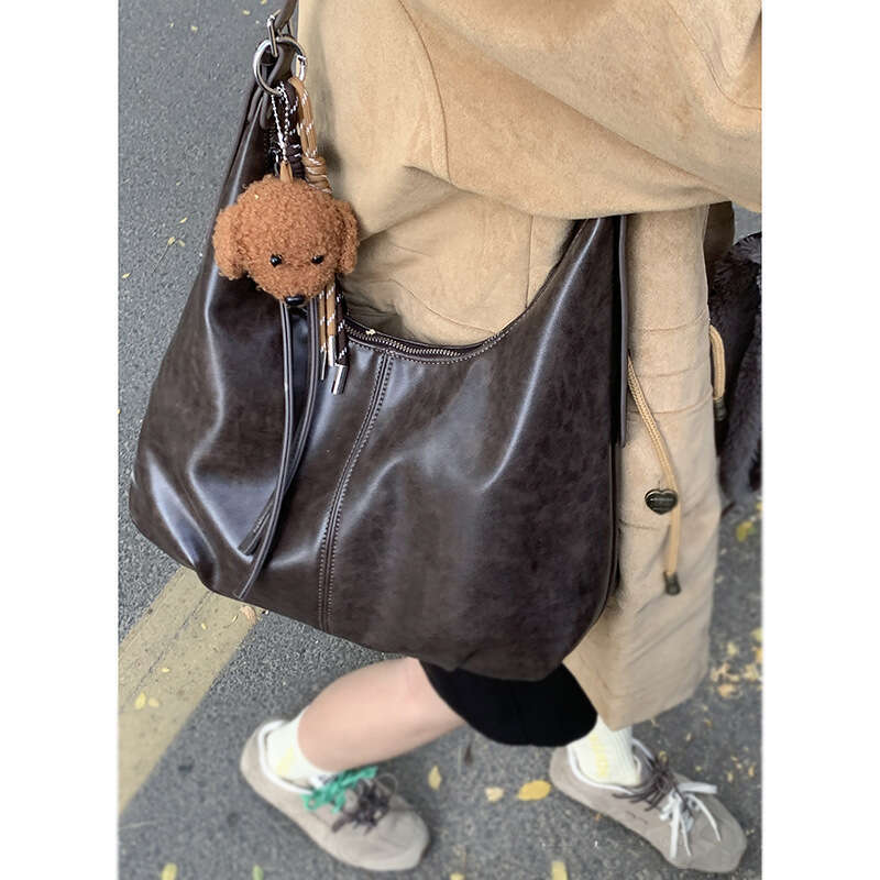 Post-Apocalyptic Style Tote 2025 Spring Summer New Trendy Fashion Large Capacity Crossbody Melard Shoulder Bag for Women