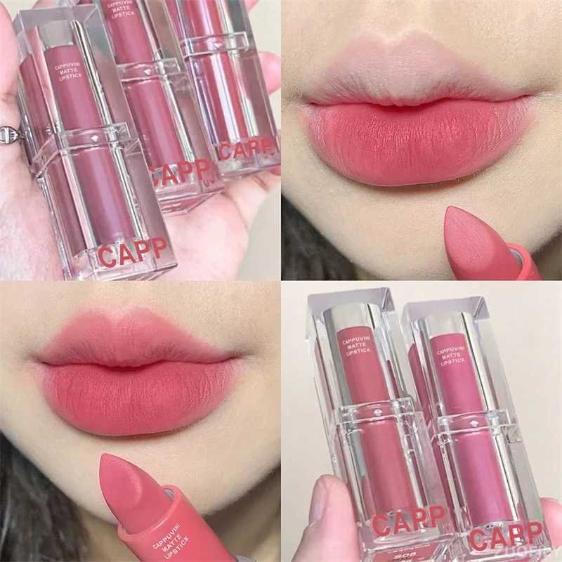 Transparent Acrylic Lipstick 6Colors Lip Stick Sexy Woman Velvet Matte Lipgross Tint Long Lasting Waterproof Lip Makeup Cosmetic XJ250623