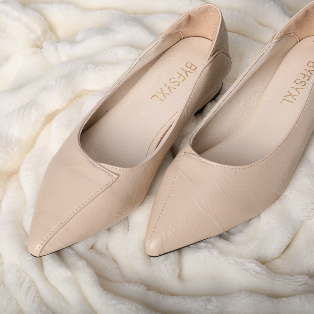 6688-Women's thick toes, low heels, work shoes, women's slouchy casual singles, women's comfortable dresses, fashionable casual wedding