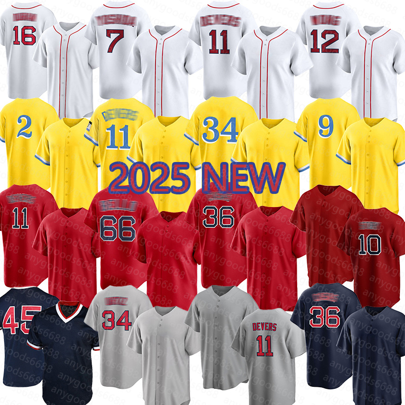 David Ortiz Rafael Devers Baseball Jerseys Triston Casas Trevor Story Red Sox Brayan Bello Connor Wong Masataka Yoshida Pedro Martinez Ceddanne Rafaela