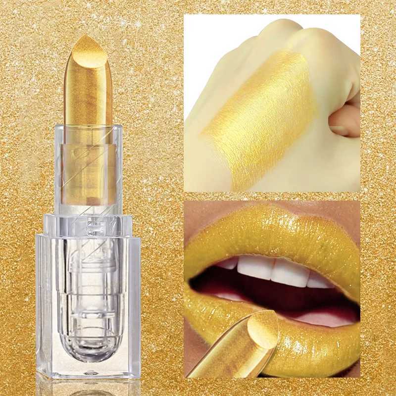 Shiny lipstick long-lasting lipstick moisturizing waterproof sweat proof cool yellow lipstick Halloween XJ250623