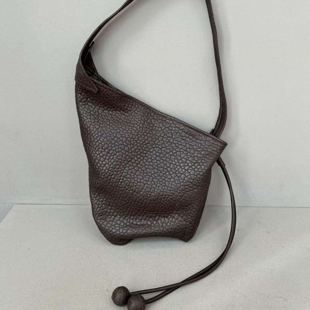 Textured Croissant Niche Lazy HOBO Dumpling Underarm Soft Leather Tote Shoulder Crossbody Bag for Women