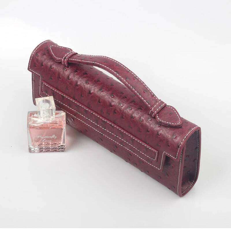 Customized Women Purses Ostrich Pattern Handbags New Tote Evening Clutch Bag Crossbody Bags