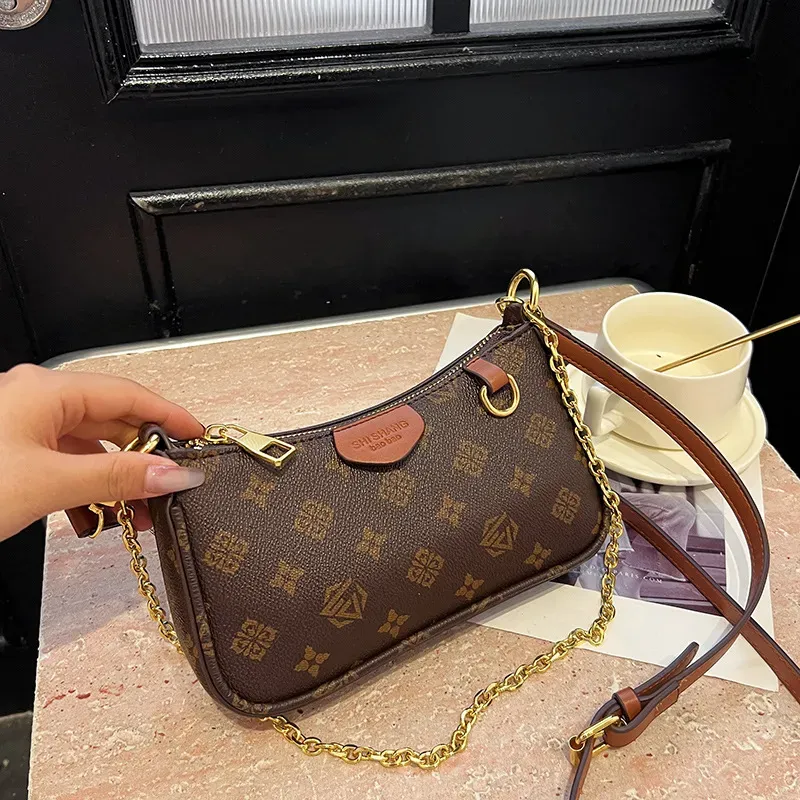 Designer Shoulder Bag Crossbody Bag Luxury Bag Purse Designer Texture Handbag Armpit New Mahjong Bag Temperament Fashion Clash Color Recommended by fr