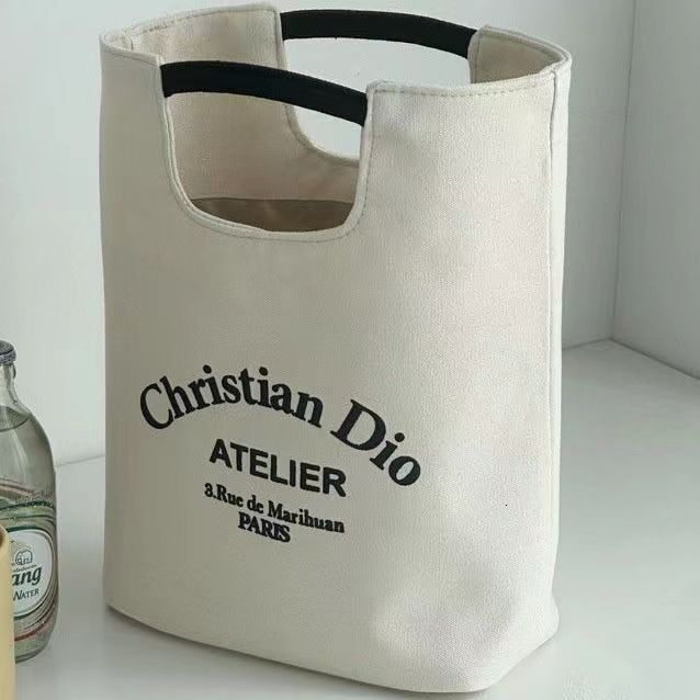 Women's Canvas Bag Handbag Free Shipping Designer Fashion Work Makeup Mommy Bag Student Lunch Box Designer Bag Bucket Lunch Box Casual Cloth Bag