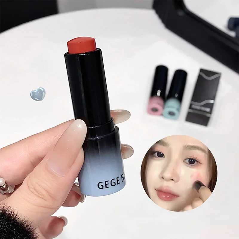 Mirror Water Gloss Lipstick Lip and Cheek Dual Purpose Low Saturation Blush Stick Nourishing Moisturizing Lip Gloss Makeup 1pcsXJ250623