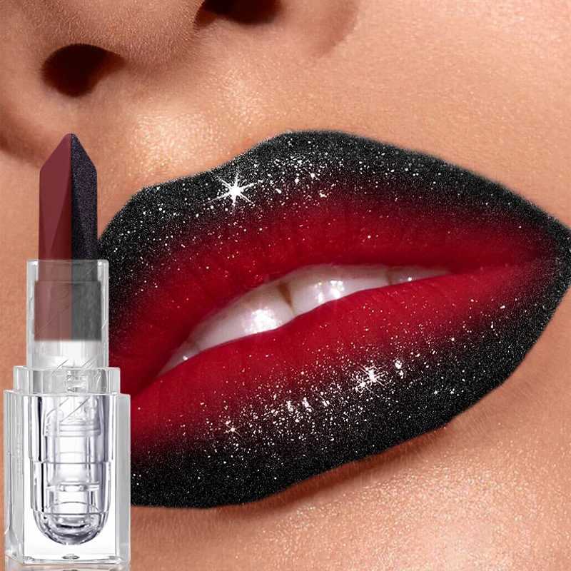 Two-tone lipstick pearl matte lasting waterproof romantic holiday gift XJ250623