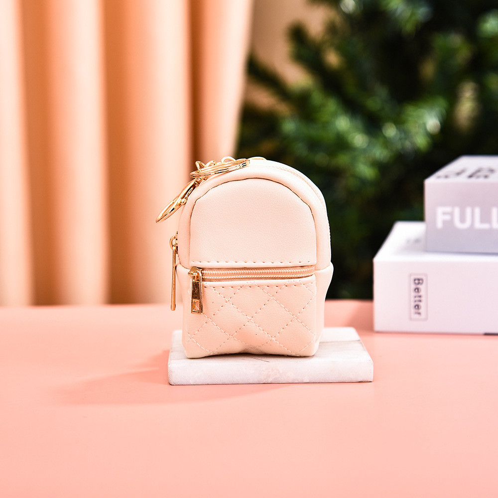 Free Shipping 2025 New Designer Bag New PU Coin Purse Cute Small Backpack Key Bag Data Cable Lipstick Storage Bag Factory Wholesale