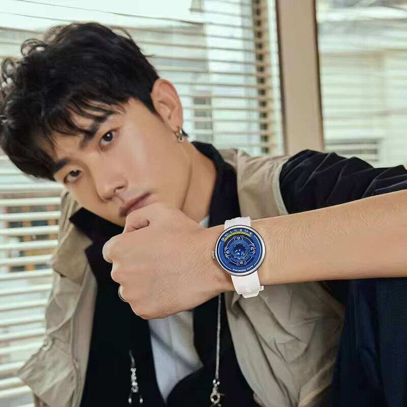 DHgadgets Mark Fairwhale Whale 5990 New Design Trendy Earth Silicone Strap Young Luminous Waterproof Quartz Watch Men's Reloj