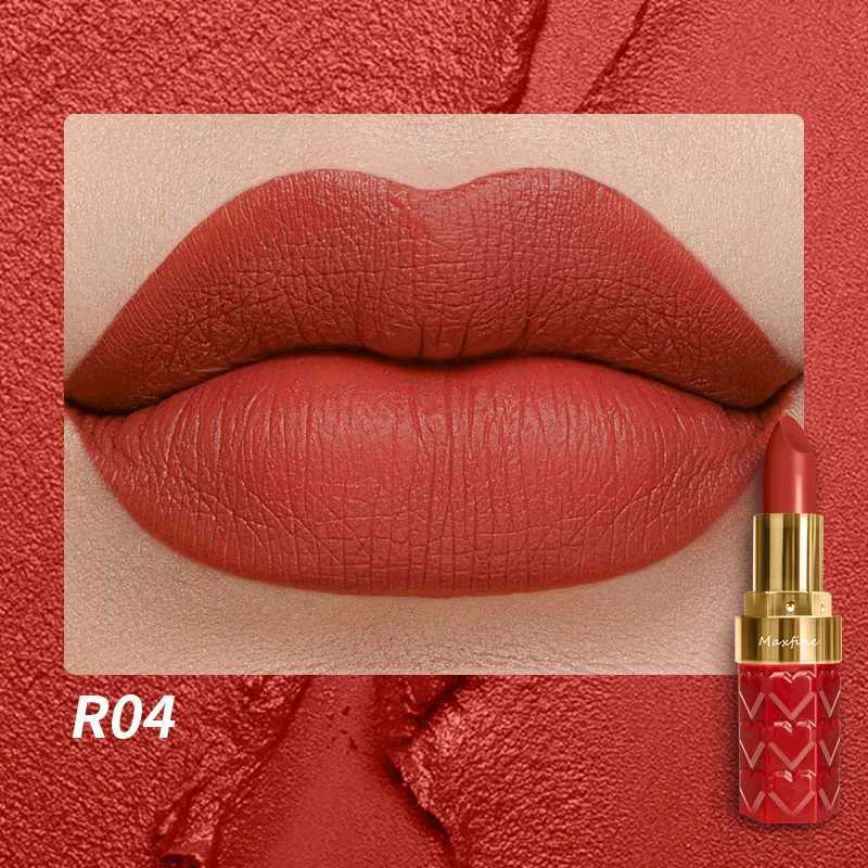 Nude Matte Lipsticks 4 Colors Waterproof Long Lasting Lip Stick Not Fading Sexy Nude Red Pink Velvet Lipsticks Makeup Cosmetic XJ250623