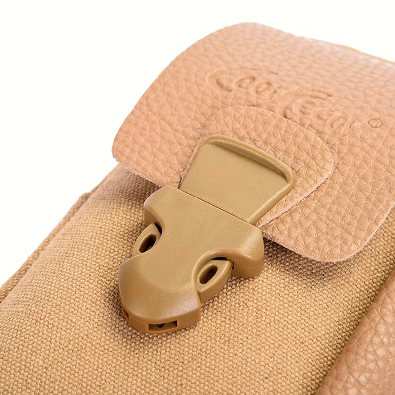 Casual Male Zipper Men Waist Bags Small Solid Color Card Holder 4 Inch Phone Packs Belt Fanny Purse 2023 250612