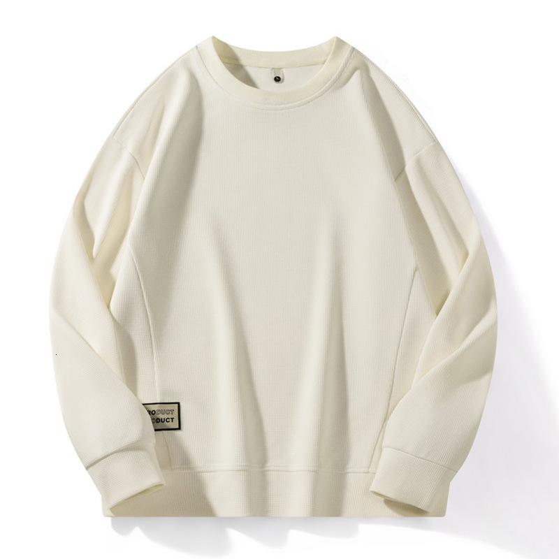 Autumn Winter New Plus Size Sweatshirt for Big and Tall Men Long Sleeve Versatile Crew Neck Pullover Oversized Top Men's Clothing