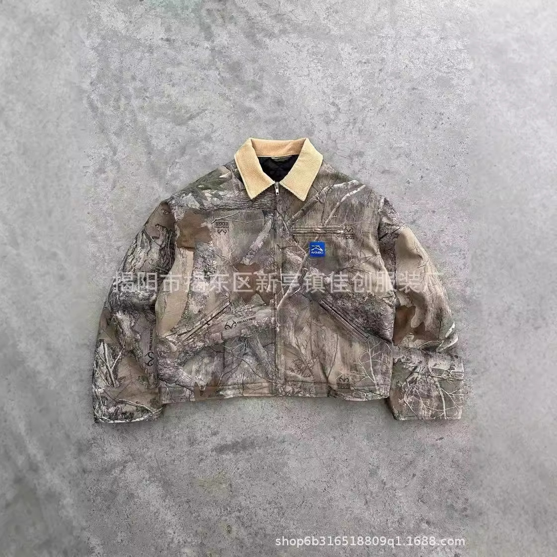 Streetwear Retro Vintage Camouflage Leaf Jacket Y2K Clothes Mens Hip Hop Letter Patch Embroidery Oversized Jacket Casual Coats 250605
