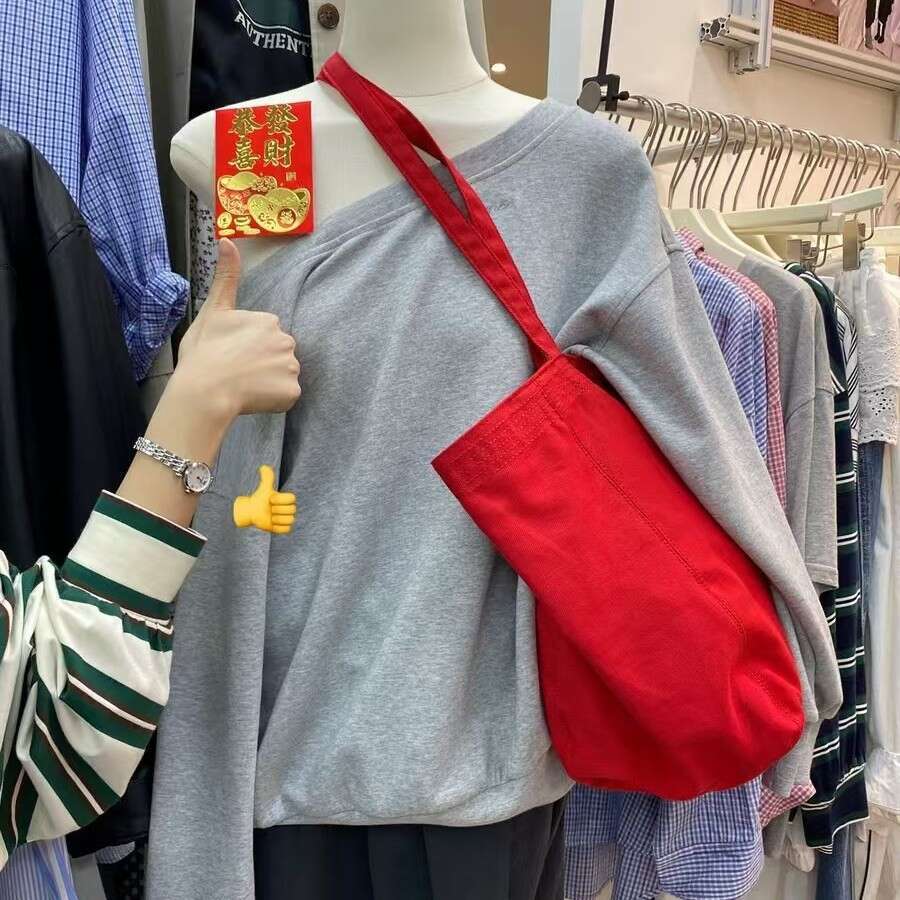 New Korean Single Shoulder for Women, Versatile Large Capacity Canvas College Student Artistic Style Class Bag, Commuter Bag