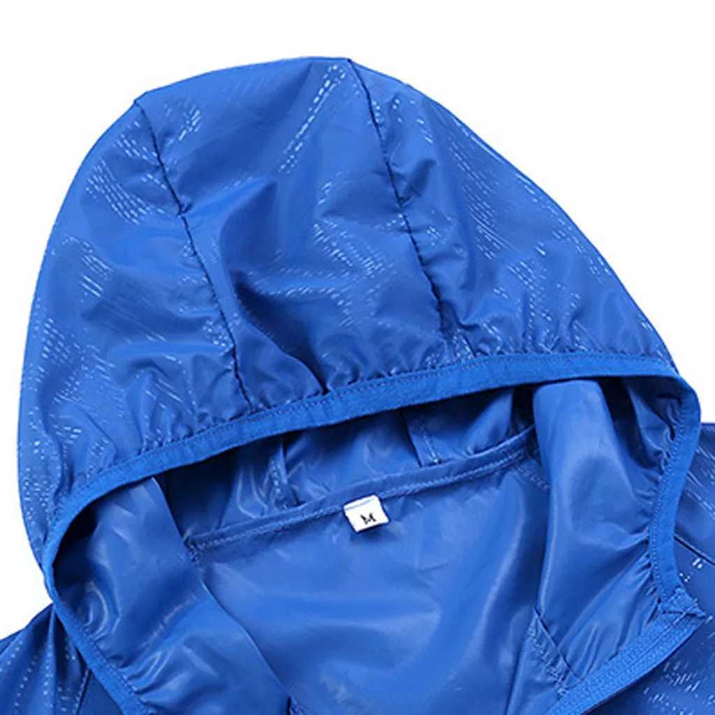 Camping Rain Jacket Men Women Waterproof Sun Protection Clothing Fishing Hunting Clothes Quick Dry Skin Windbreaker With Pocket W250623