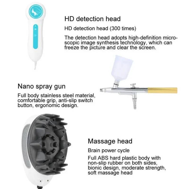 5 in 1 Scalp Massage Devices Loss Treatment hine LED Repair Root And Promote Hair Growth