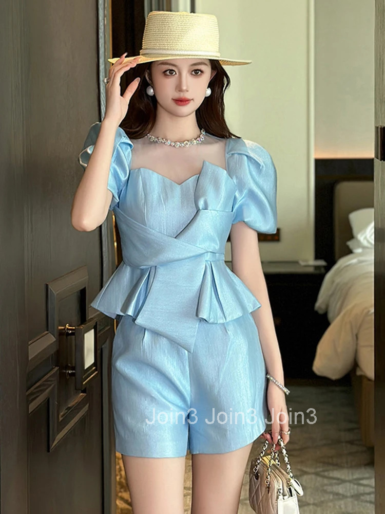 New Summer Satin Solid Short Pants Women Mujer Casual Simple High Waist High Waist Pocket Shorts Street Clothes