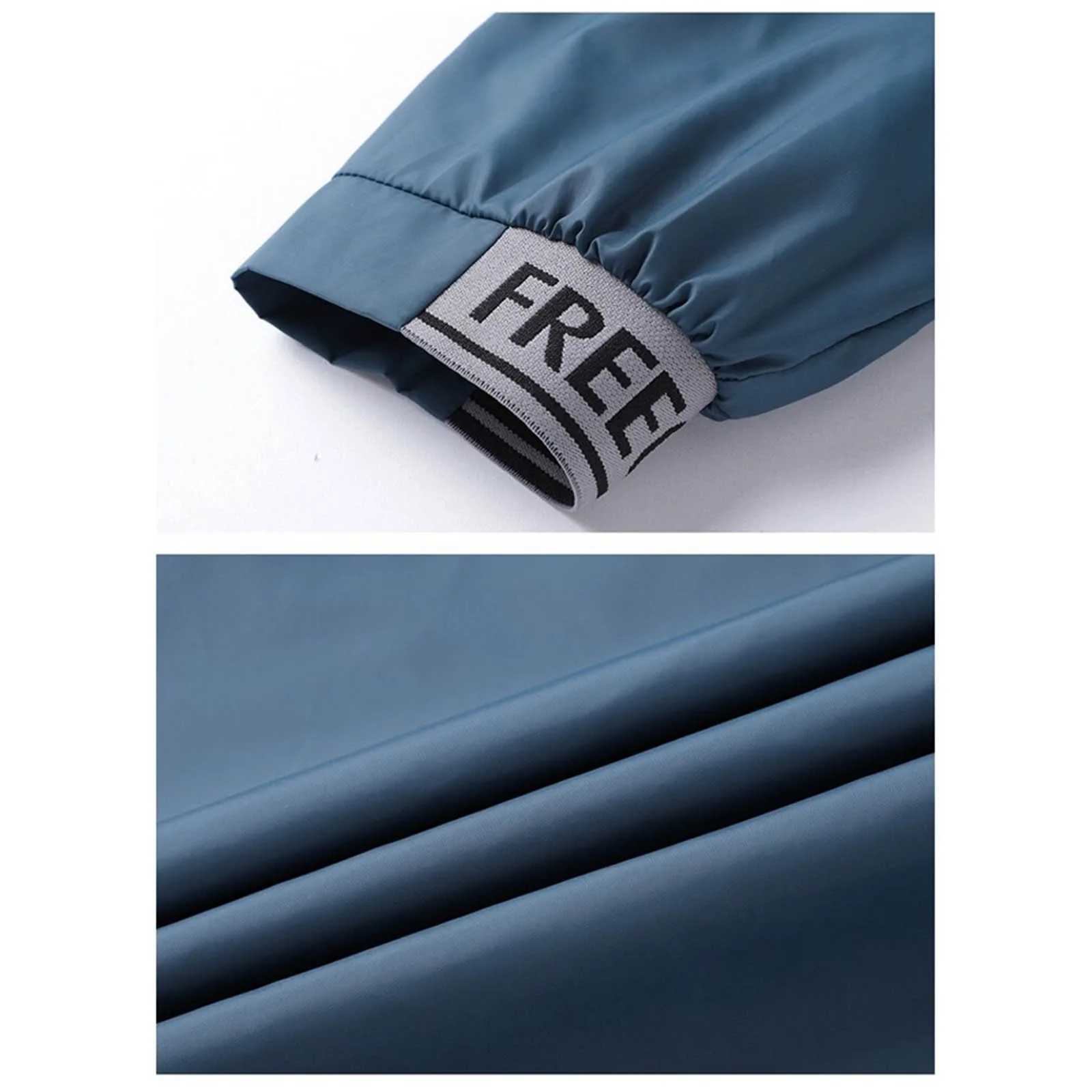 Mens Ice Silk Breathable Coat Thin Sun Protective Jacket Outdoor Sports Coat Windbreaker Waterproof Jacket For Men Ropa Barata W250623