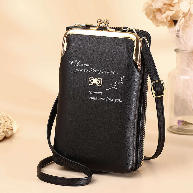 Hot Selling Mobile Phone Korean Style Crossbody Shoulder Small Bag Fashion Multifunctional Women's Embroidered Wallet