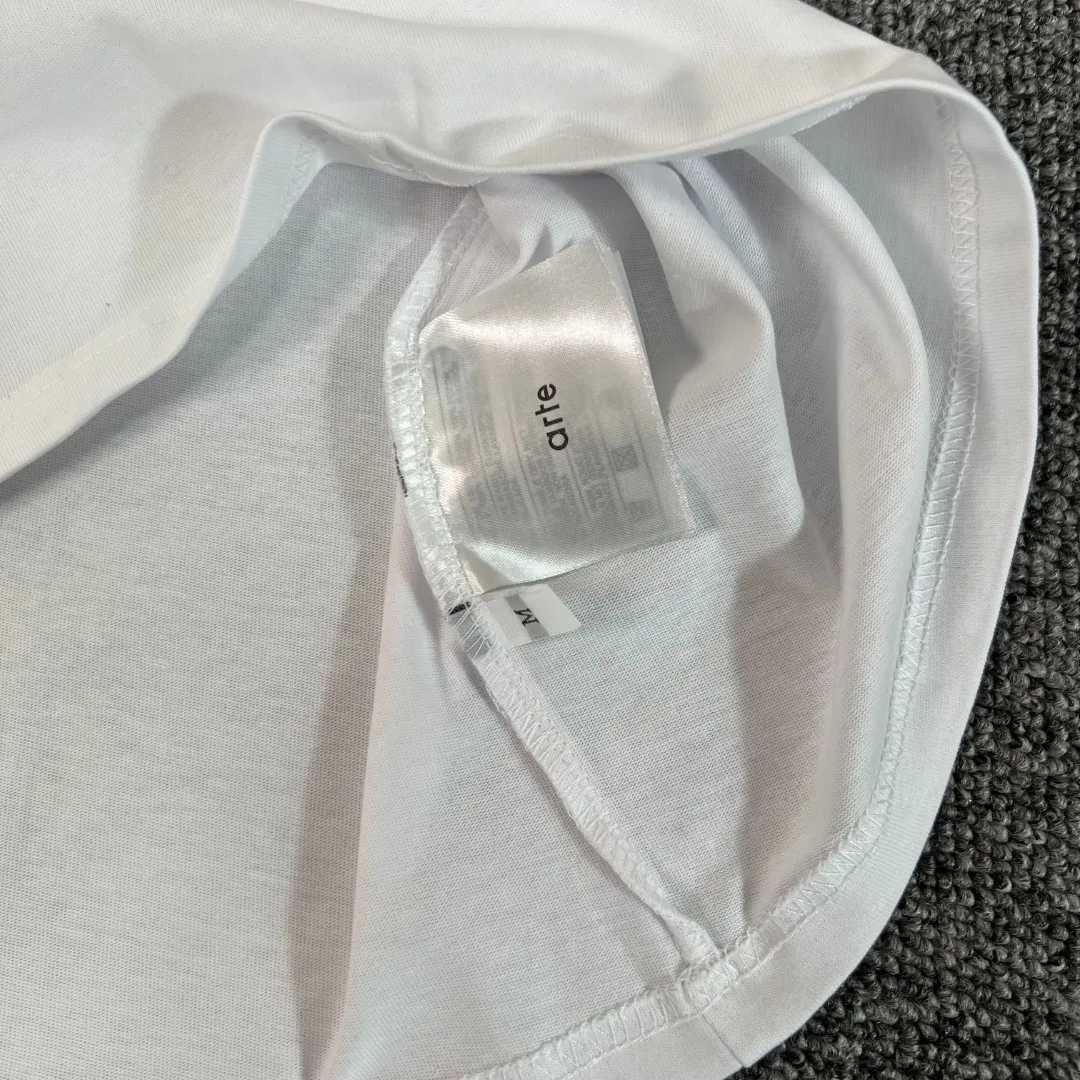 White Arte Flower Wreath Embroidery T Shirt Men Women Best Quality Short Sleeve T-shirt Top Ts X250623