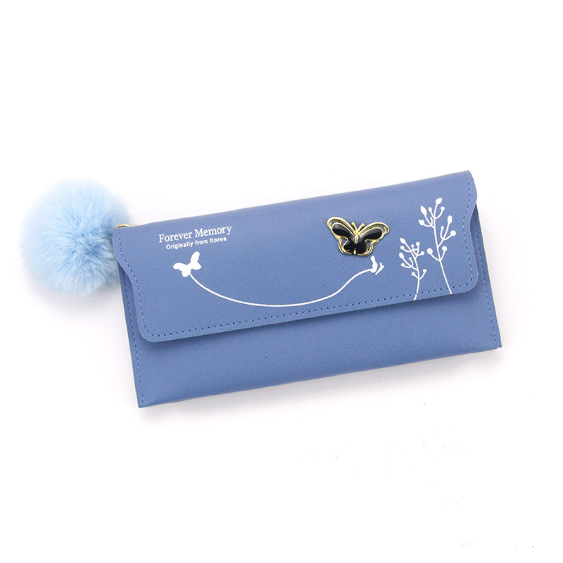 Free Shipping 2025 New Designer Bag New Women's Wallet Multifunctional Women's Clutch Bag Zipper Bag Coin Purse With Pom-pom Pendant Women&#