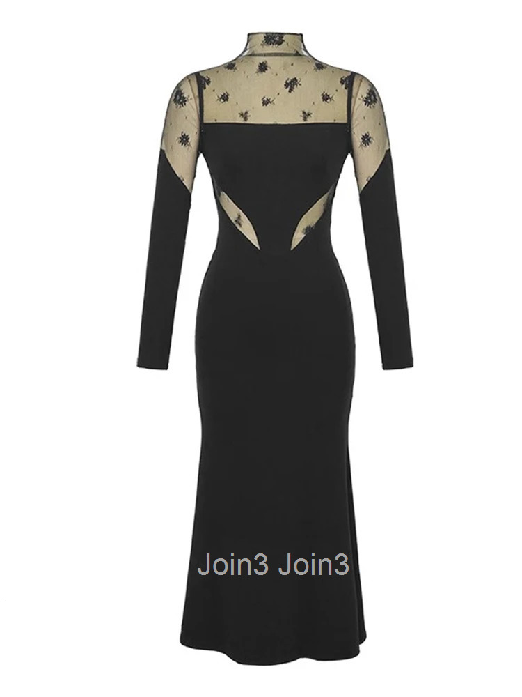 Ladies Christmas Sexy Evening Long Dresses Mujer Women Clothes Mesh Sheer Skinny Slim Maxi Party Prom Robe Femme Vestido Fashion