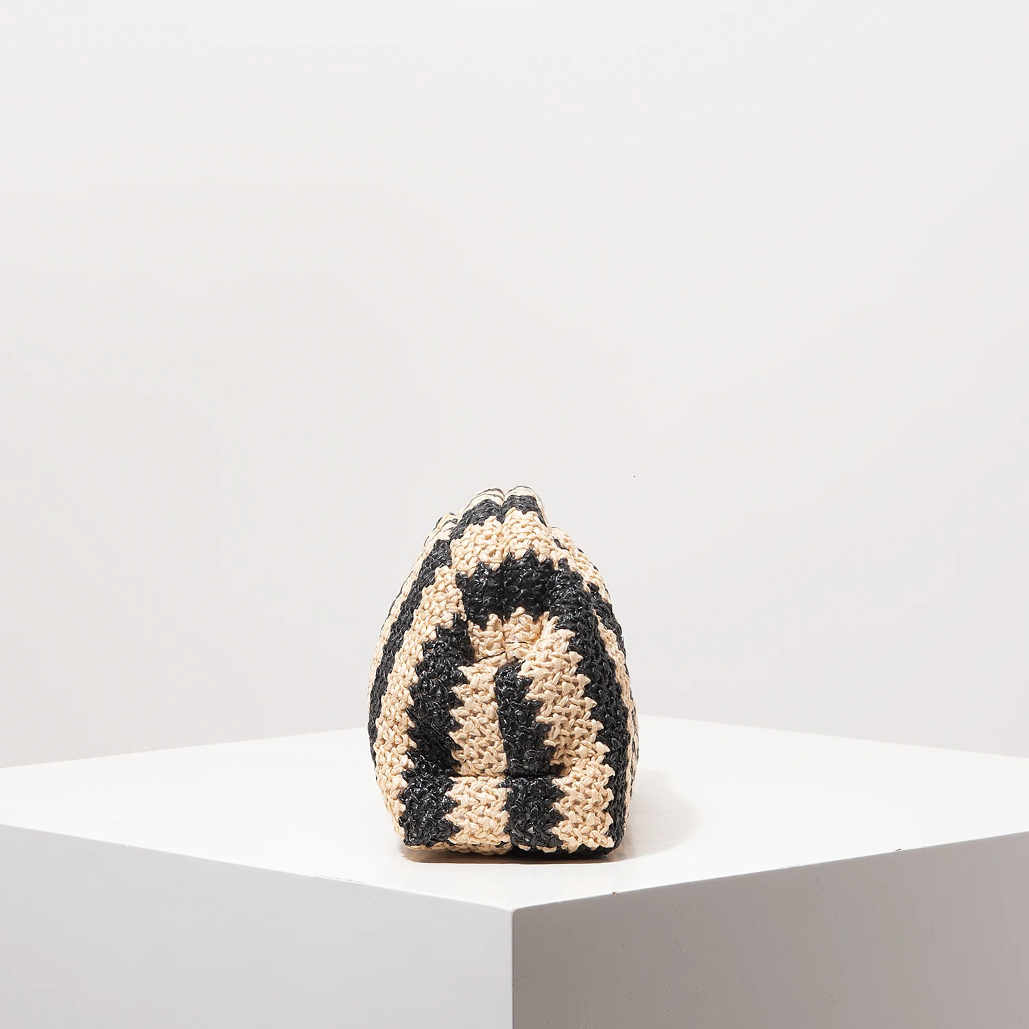 Striped Contrasting Color Knitted Ladies Clutch BagBoho Beach Bags For WomenTravel Must HavesVacation Outfits WomenProm Bag 250617