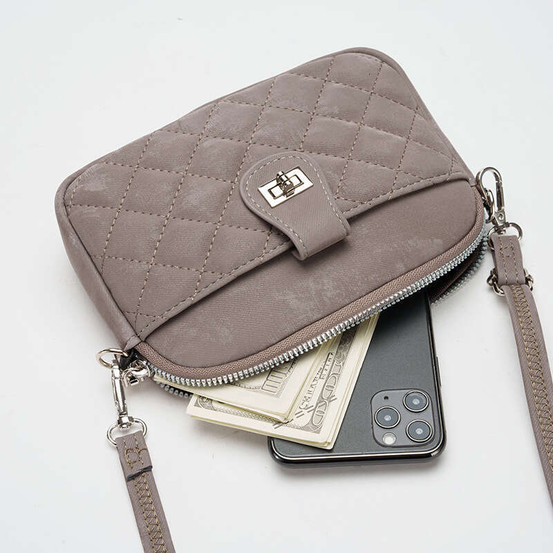 New Women's Crossbody Quilted Shoulder Bag Phone Pouch Multifunctional Small bag Style