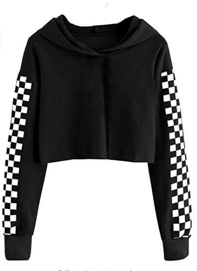 Children's Clothing Autumn Winter New Hooded Sweatshirt Long Sleeve Classic Plaid Print Top Cotton B5