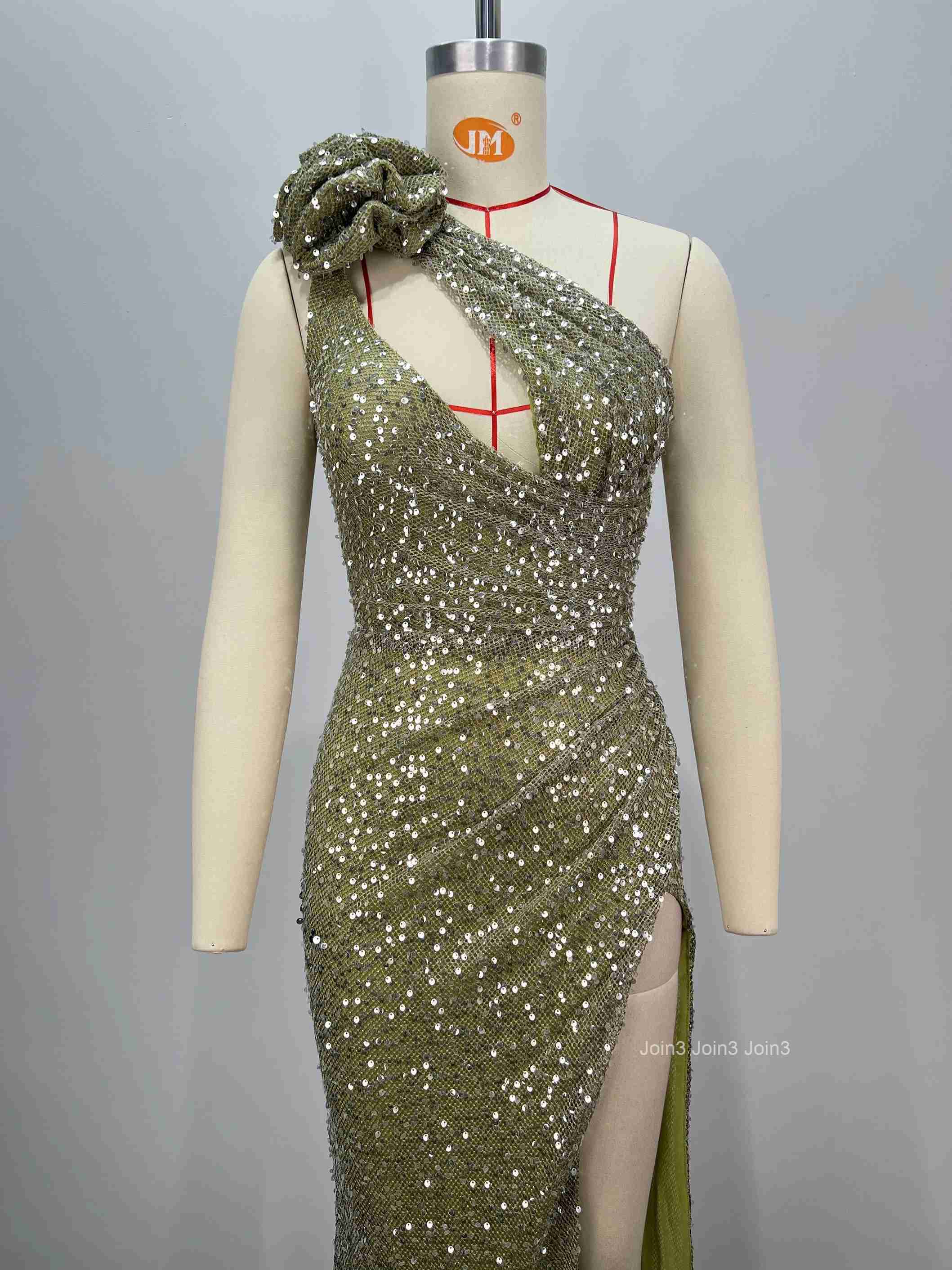 New Womens Spaghetti Strap Sequin Luxury Strapless Backless Evening Gown Floor-Length Dress