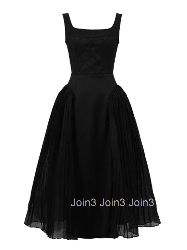 Women Vacation Clothes Black Sexy Sling Slim Pleated Maxi Long Dress Elegant Fashion Evening Party Club Prom Vestidos Robe New