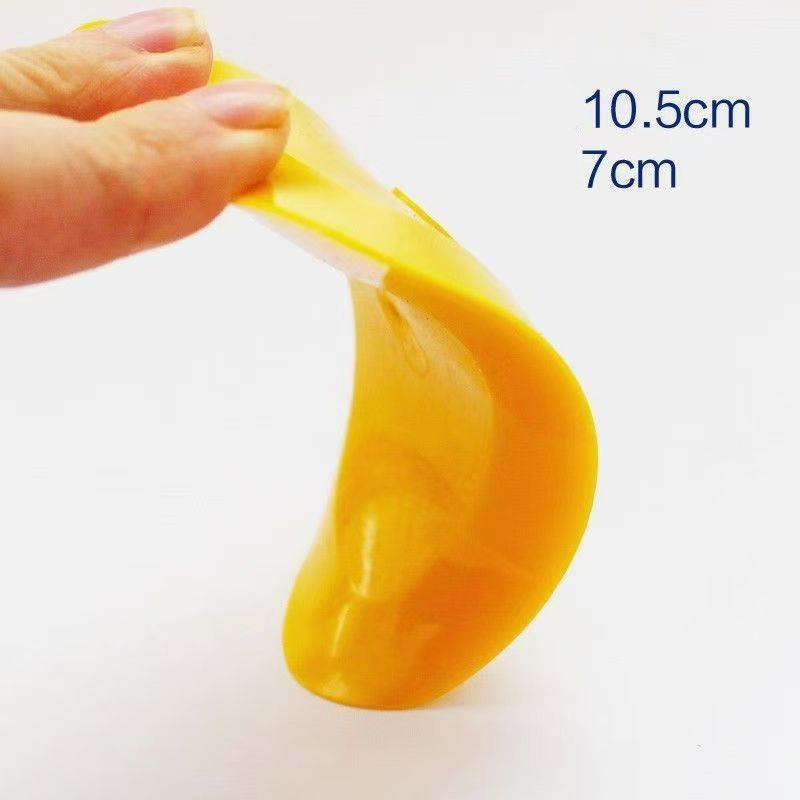 Rubber scraper, car furniture film putty scraper, multifunctional soft rubber semi-circular arc-shaped scraper