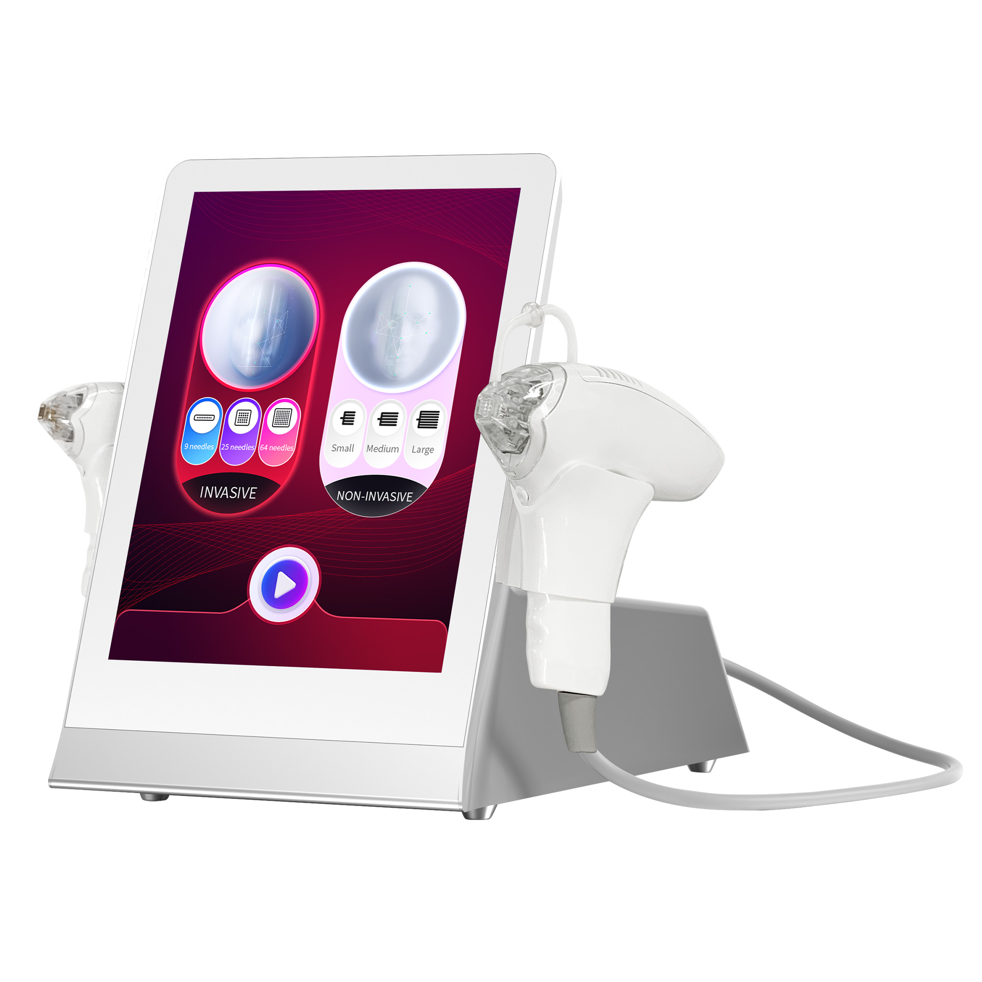 Gold Rf Microneedle Machine For Facial Anti-Aging, Firming, Pore Removal, Acne Scar Removal, Wrinkle Removal, Professional Beauty Salon Equipment