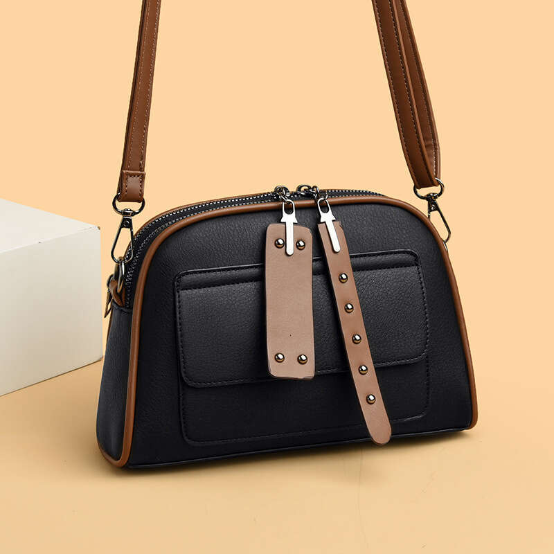 Niche Design Single Shoulder Women's Bag 2025 New Fashion Live Versatile High-end Multi-layer Practical Handbag