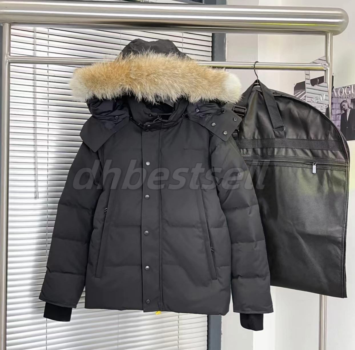 Jacket Down 29 wyndham parker Women Men 29S Wolf Fur Collar Medium Length Winter New Style Overcame Clothes Thick High-End 90% Duck Downs Mens Clothing