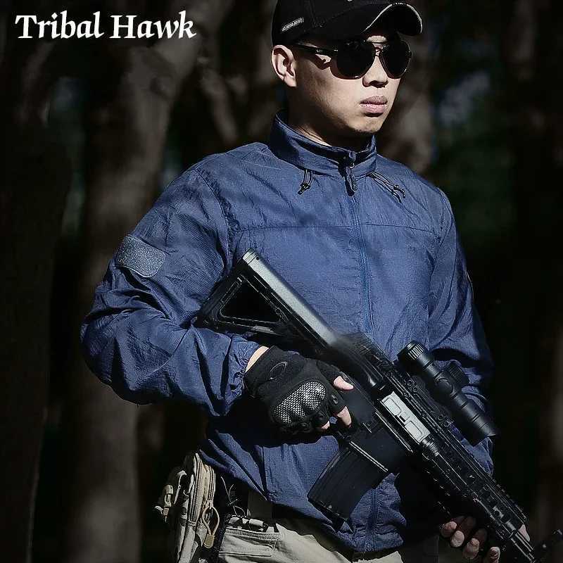 Lightweight Skin Jacket Men Windbreaker Tactical Quick Dry Hooded Jacket Summer Waterproof Thin Sunscreen Raincoat W250623