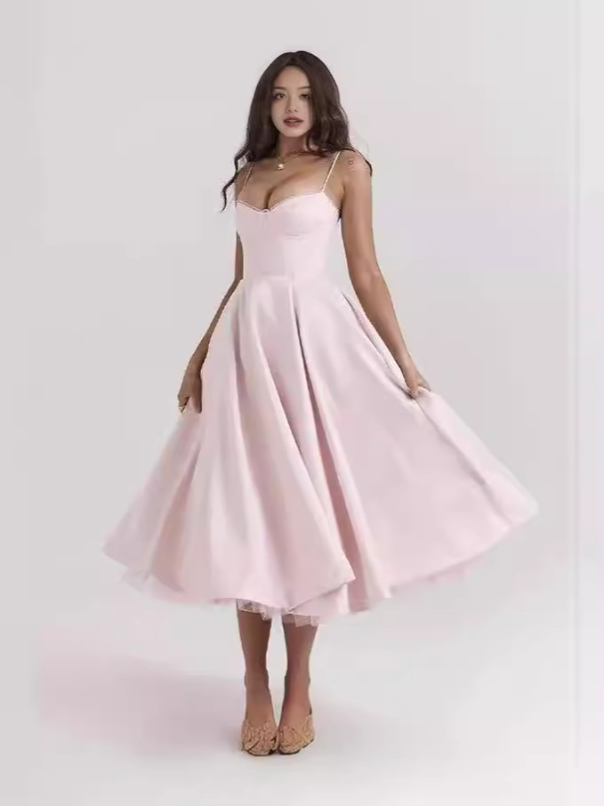 F623Summer new women's fashion double lace suspenders sexy slim earrings dress female
