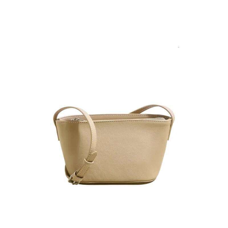 Head layer vegetable tanned cowhide sailboat niche mobile phone bag, genuine leather single shoulder crossbody women's bag