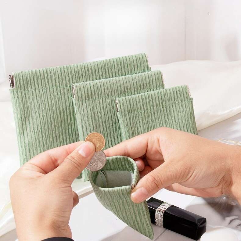 Portable Small Makeup PU Mini Waterproof Lipstick Pouch Touch-up Bag Simple Convenient Storage