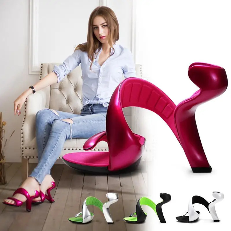 Snake-Shaped Bottomless Sandals Shoes Women Sexy High Heels Summer Shoes n Lady Summer Sandals for Wedding 250617