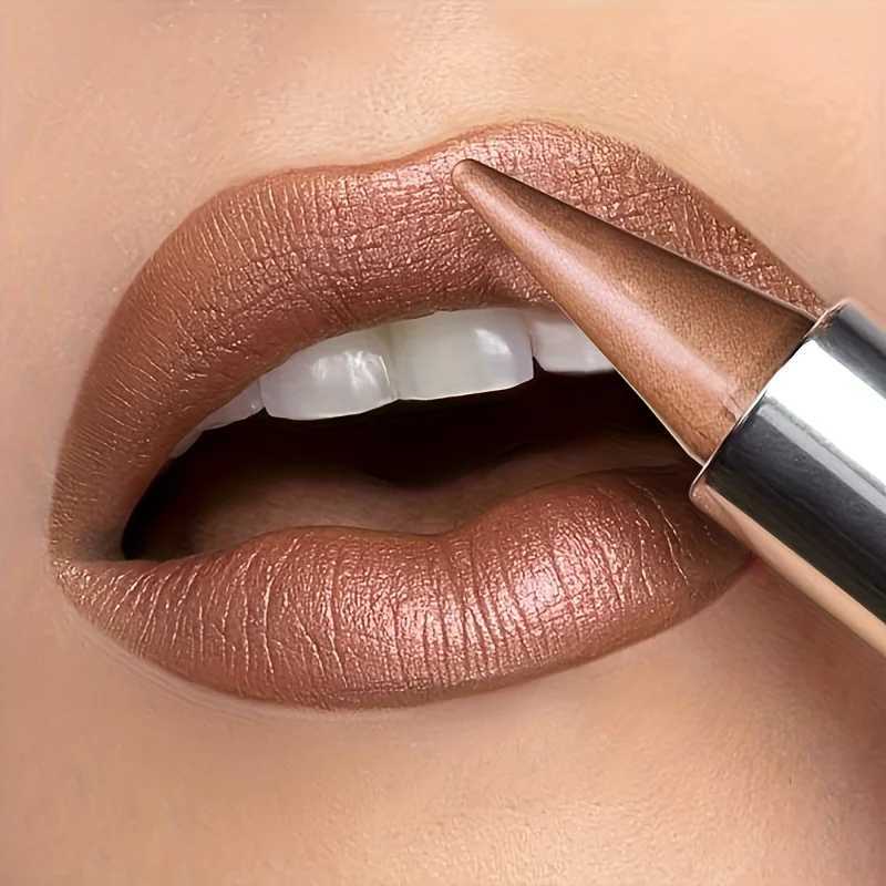 Waterproof Glitter Lipstick - Long-Lasting Shimmering Lipstick with Metallic Finish All Skin Types Adult Use Beauty Lipstick XJ250623