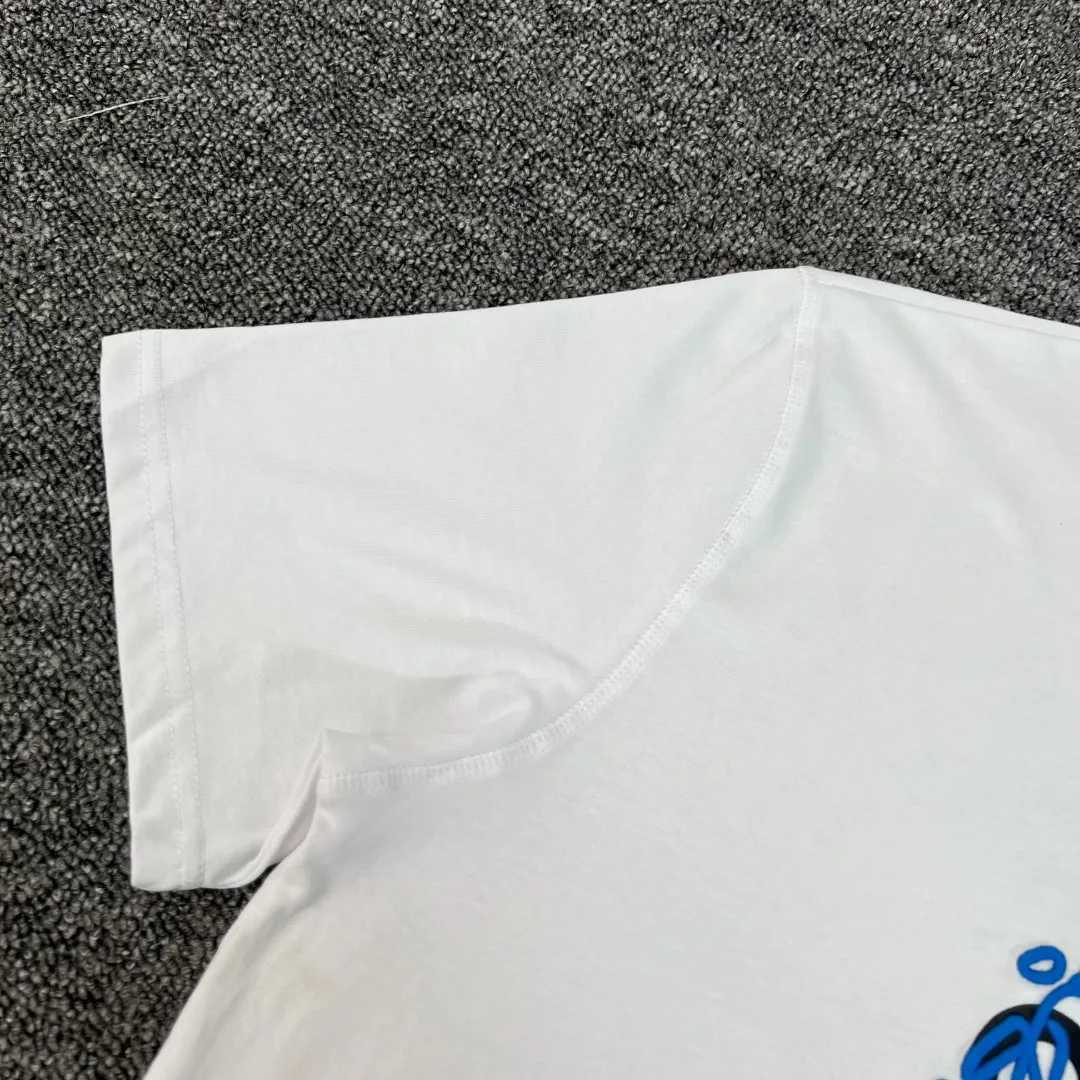 White Arte Flower Wreath Embroidery T Shirt Men Women Best Quality Short Sleeve T-shirt Top Ts X250623