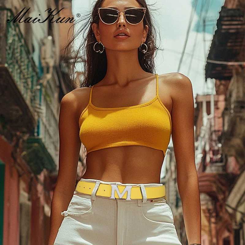 Maikun Womens Leather Belts Removable Letter M Plate Buckle High Quality PU Leather Belt For Jeans Dress Halloween l25062312