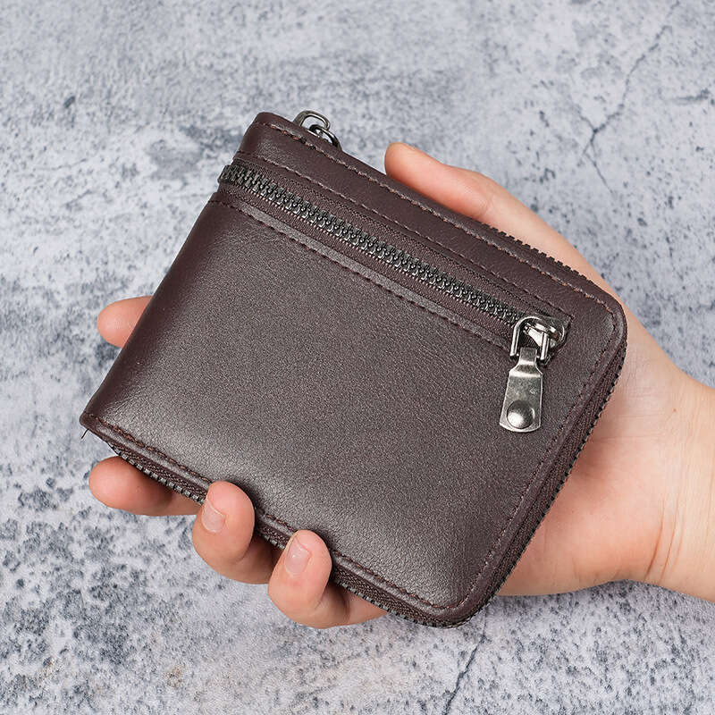 New Men's Large Capacity Multi-Card Slot with Pocket Fashion Card Holder Wallet Coin Purse